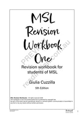 MSL Workbook 1 - PDF version