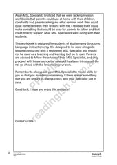 MSL Workbook 3 - PDF version