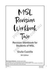 MSL Workbook 2 - PDF version